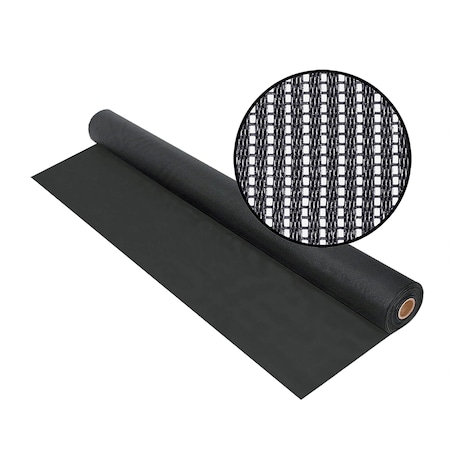 Phifer Vinylcoated Fiberglass Exterior Sun Control Screening, 96 x 100', Charcoal, 57x16 Mesh, One Roll 3003616